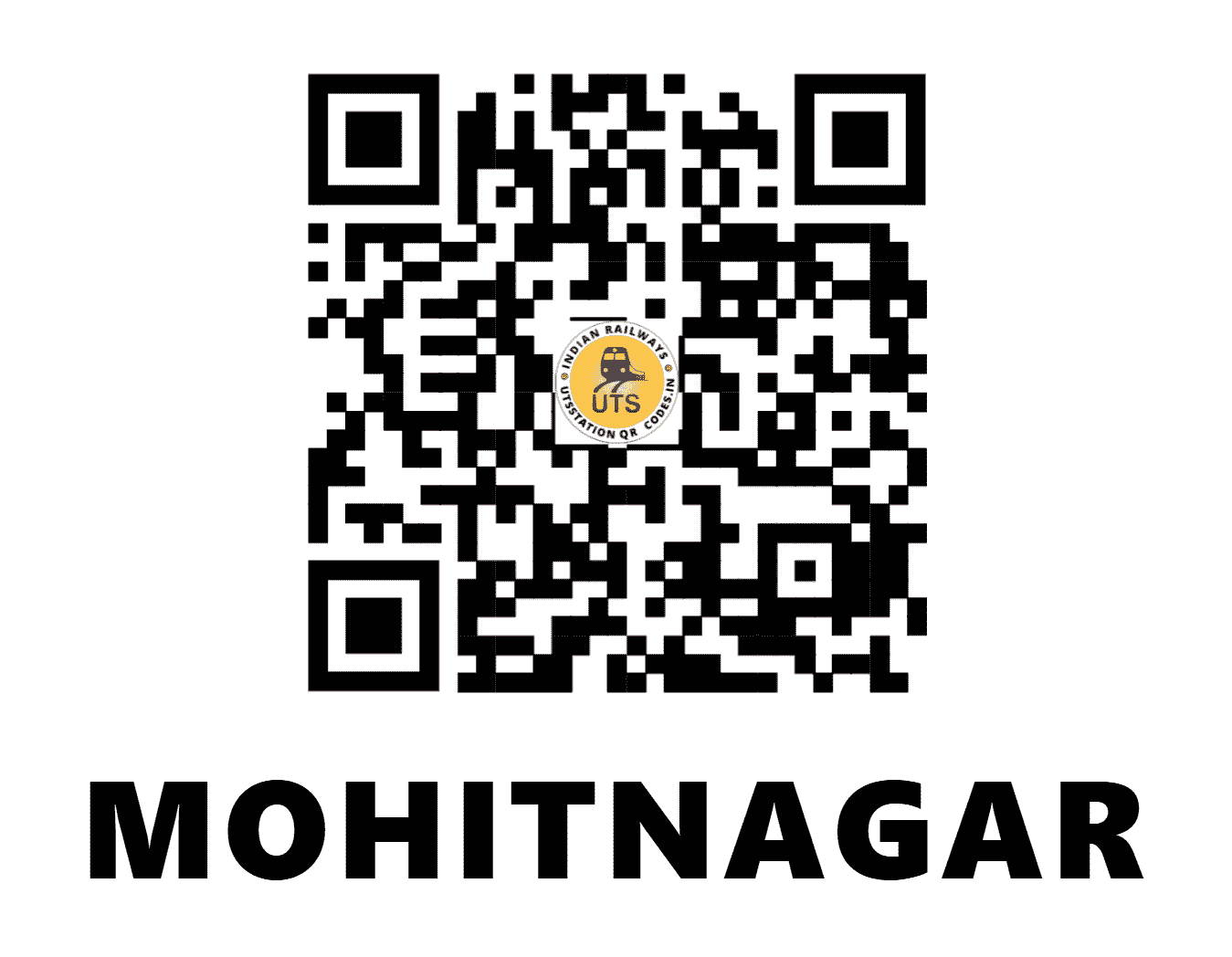 UTS QR Code for MOHITNAGAR - MOP - NF (WEST BENGAL)